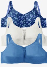 Women  s Bra  s, Comfort Choice 3pcs, Sz 42 D