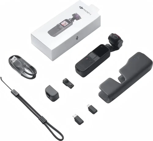 DJI Osmo Pocket 2 Handheld Gimbal Stabilizer 3-Axis 4K Camera