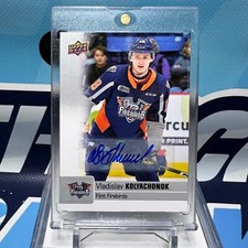 2019-20 UD CHL #15, VLADISLAV KOLYACHONOK SP RC AUTO 🔥🔥🔥Pre Rookie Autographs