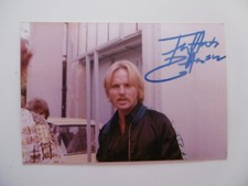 Frank Zander autograph signed 9x13 cm photo