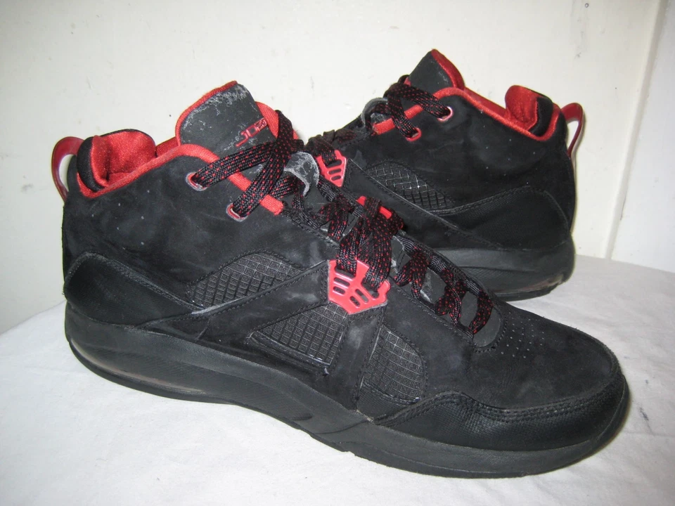  Air Jordan Expedition II Negro Rojo Universitario 384279-061 Hombres Talla 44.5 / 10.5 Foto 2 de 4