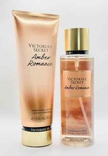 VICTORIA  S SECRET AMBER ROMANCE BODY MIST  LOTION SET