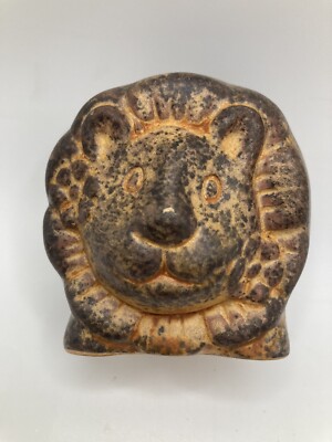 Vintage Lion Napcoware Knick Knack Planter Brown And Tan