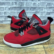 Nike Air Jordan 4 Retro GS Toro Bravo Red Black 408452-603 Youth Size 5.5Y Rare