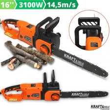 Kettensäge Elektro Motorsäge Elektrosäge Holzsäge Säge 40 cm/16" Schwert 3100W