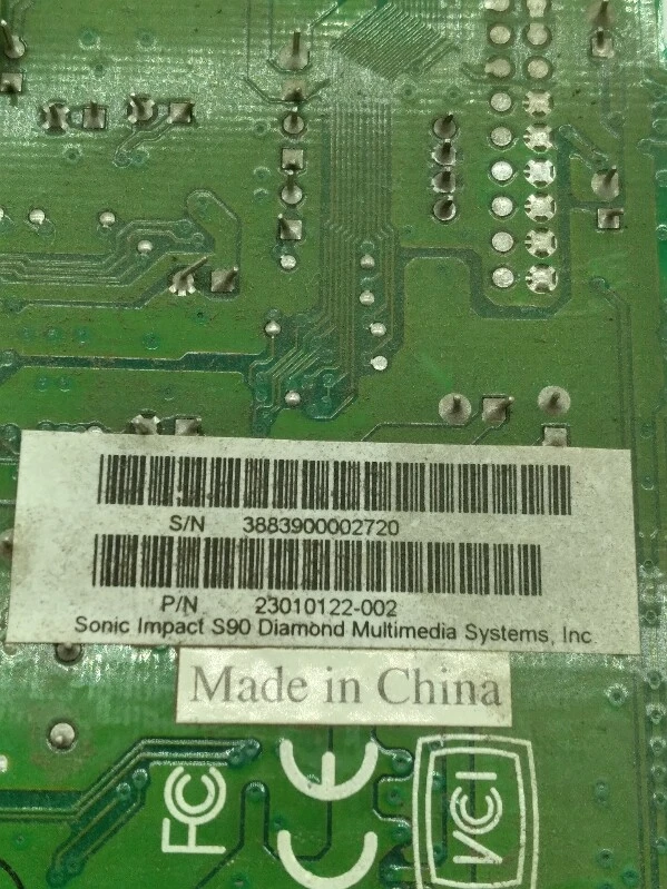  Diamond CQEP200201 Sonic Impact S90 Circuit Board  - Image 4 of 4
