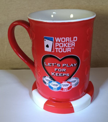 WORLD POKER TOUR LET'S PLAY FOR KEEPS MUG  2006 WPT ENTERPRISES, INC MUG
