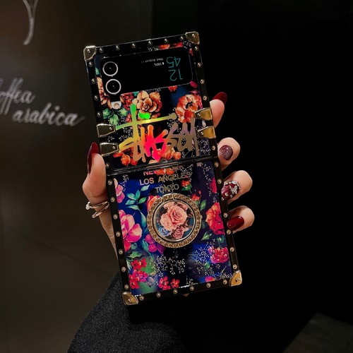Étui de luxe Bling paillettes bague diamant support housse pour Samsung Z Flip 3/45/6 - Photo 43 sur 60