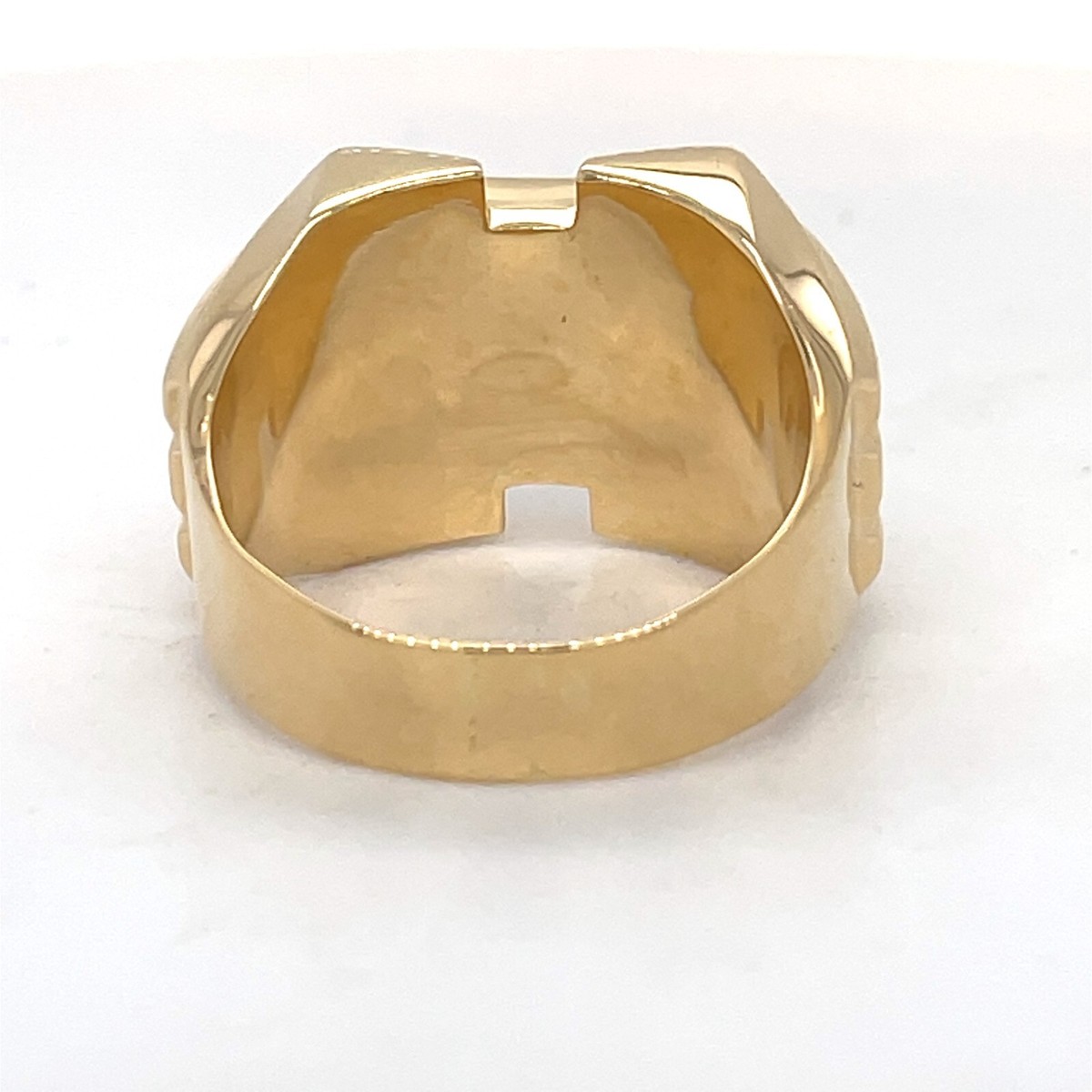 18k Gold Signet Vintage Style Ring, Unisex ring, men jewelry