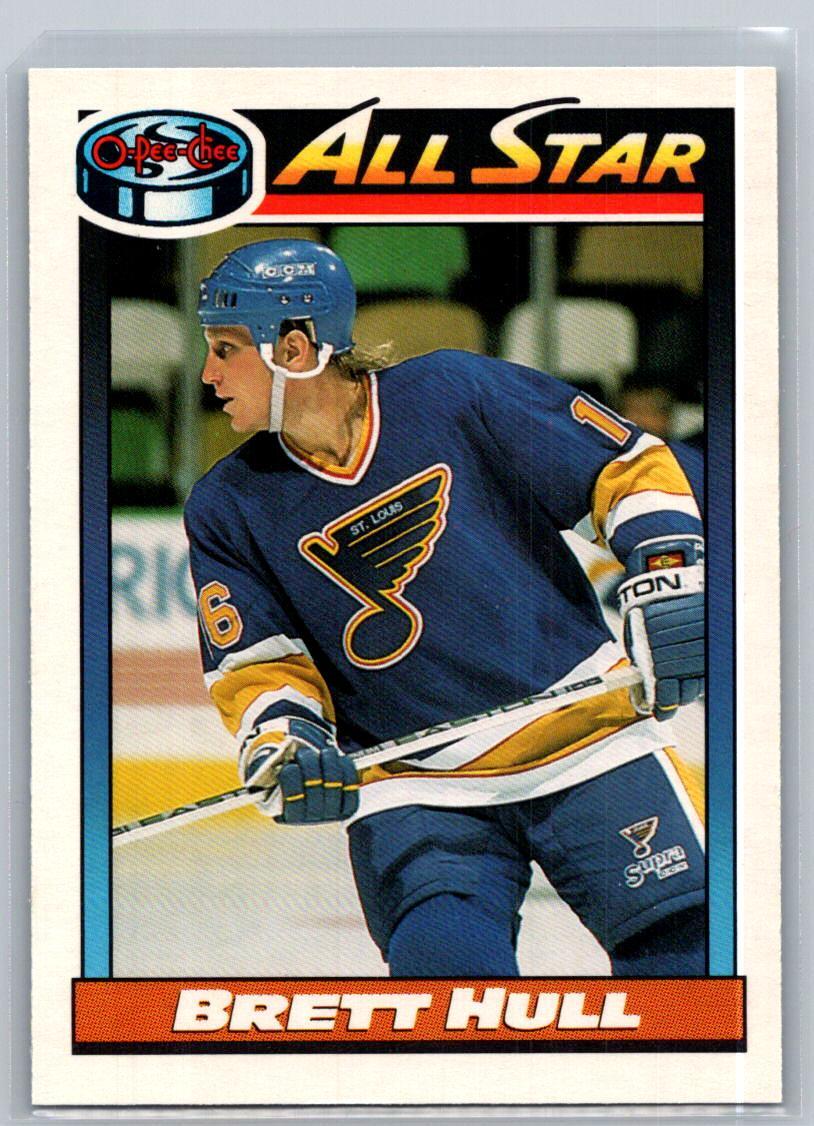 Brett Hull #259 Hockey Cards 1991 O-Pee-Chee trading card — raw and PSA graded price guide