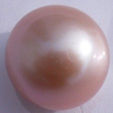 Huge 16mm Natural South Sea Genuine Golden Pink Loose Pearl Undrilled 1088