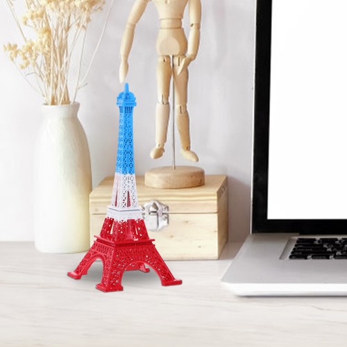 Eiffel Tower Decor Bookshelf Decorative Eiffel Tower Photo Prop Metal Craft - Picture 4 of 12