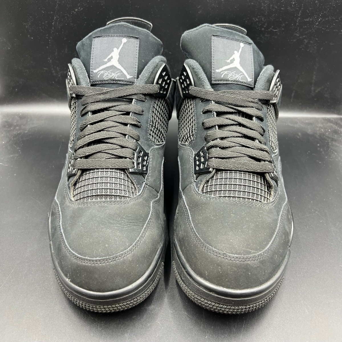 Air Jordan 4 ブラック/グレー Jordan 4 Retro Mid Black Cat - Size 13 | eBay