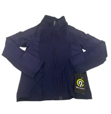 C9 Champion Running Jacket Girls Size Small (6-6X) Blue Long Sleeve Zip Up Front
