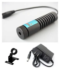 405nm 100-500mW Laser Module Blue-violet Dot/Cross/Line + Adapter + 22mm Bracket