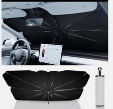 Otrifowd Foldshade Umbrella Window Sunshade Blocks UV Rays - Universal Fit - NEW