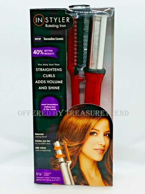 InStyler Bio Ionic 10X Pro Rotating Curling Iron - Red for sale online |  eBay