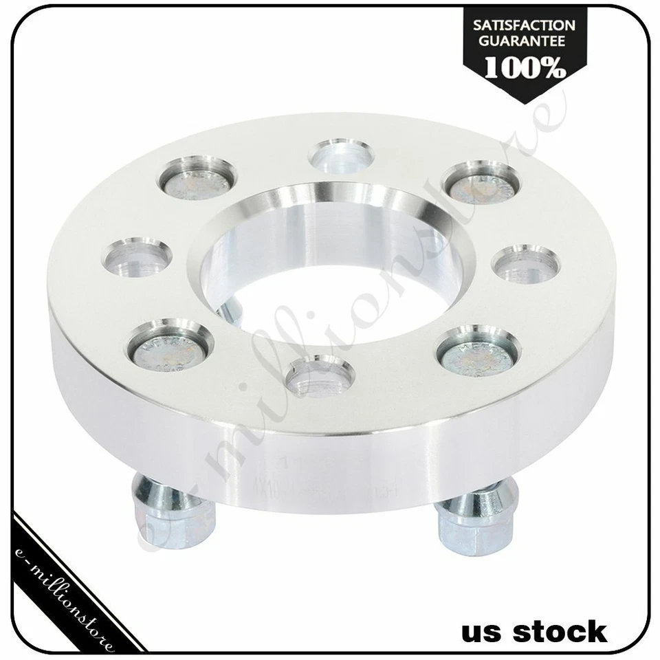 4 piezas 1" 4x100 a 4x108 12x1.5 tacos espaciadores de rueda para Chevrolet Aveo Foto 2 de 4