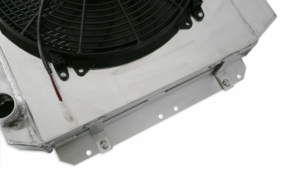 Для 1950-54 Chevrolet Bel Air 49-52 Fleetline V8 только 3 ряда радиатор, плащаница и вентилятор - Изображение 3 из 4