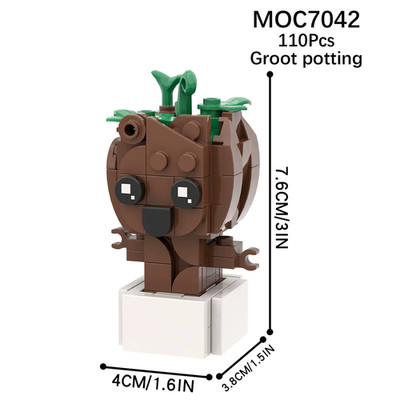 Brickheadz Baby Groot ¤ Bau 110 Teile ¤ Building Bricks ¤ NEU + PDF