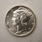 1944 **P**SILVER  MERCURY DIME **NICE** - FREE SHIPPING! C1824
