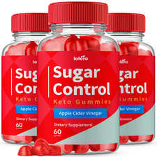  3 Pack Sugar Control Keto ACV Gummies 1000MG SugarControl Vitamin 180Ct 