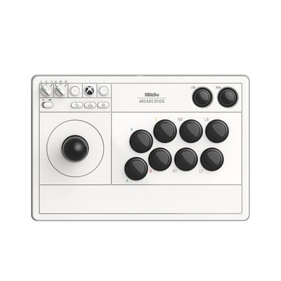 8Bitdo Wireless Arcade Fight Stick for Xbox Series X|S and Windows 10 - White
