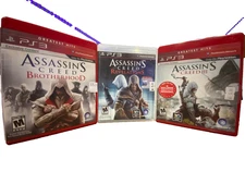 PS3 ASSASSIN'S CREED BUNDLE (ASSASSIN'S CREED III, BROTHERHOOD, REVELATIONS)