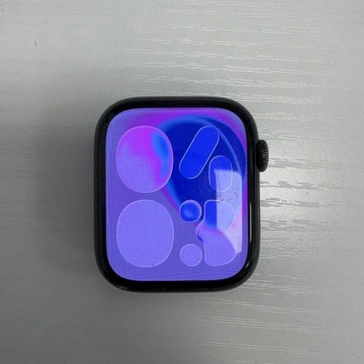 Unlocked Apple Watch Series 7 45MM Black Aluminum MKJ73LL/A Face Only