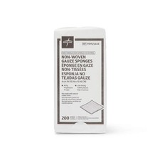 Medline Non-Woven Non-Sterile, Rayon/Poly Gauze Sponge, 4 x 4, 4-Ply 10 Pack...