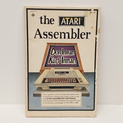 1981 VTG The Atari Assembler By Don Inman & Kurt Inman Reston Publishing