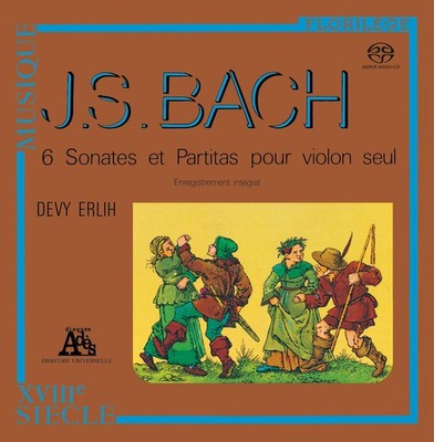 CD New Devy Erlih J.S.Bach Sonatas & Partitas for Solo Violin SACD Japan Limited