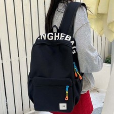 Casual Oxford Cloth Backpack Contrast Color Large Capacity Backpack  for Gift