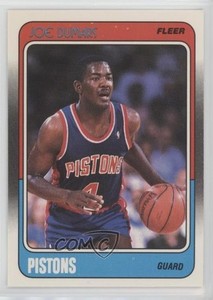 1988-89 Fleer Joe Dumars #40 HOF