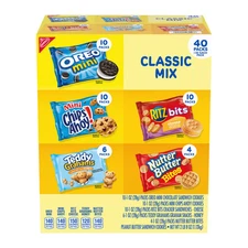 Nabisco Classic Mix Cookie & Cracker Variety Pack, 40 pk./1 oz. NO SHIP TO CA