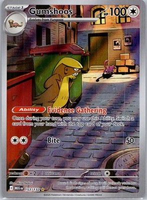 Gumshoos Illustration Rare ME01: Mega Evolution 153/132