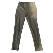 Chaps Girls Dress Pants Size 8 Brown Stretch Uniform
