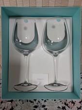 Tiffanny Co. Delta Airlines Collaboration Wine Glasses 2 Pieces Novelty