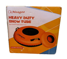Meagoo Heavy Duty Snow Tube, 40" Tube Cushion Seat with Tow Strap