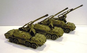 Team Yankee WW III 15mm Dana SP 152mm Battery painted & decaled #1