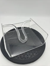 Mid Century Acrylic Clear Napkin Holder