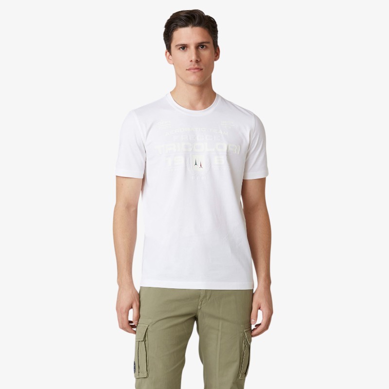 Футболка Uomo Aeronautica Militare TS2423 73009 Bianco PE25 19790₽