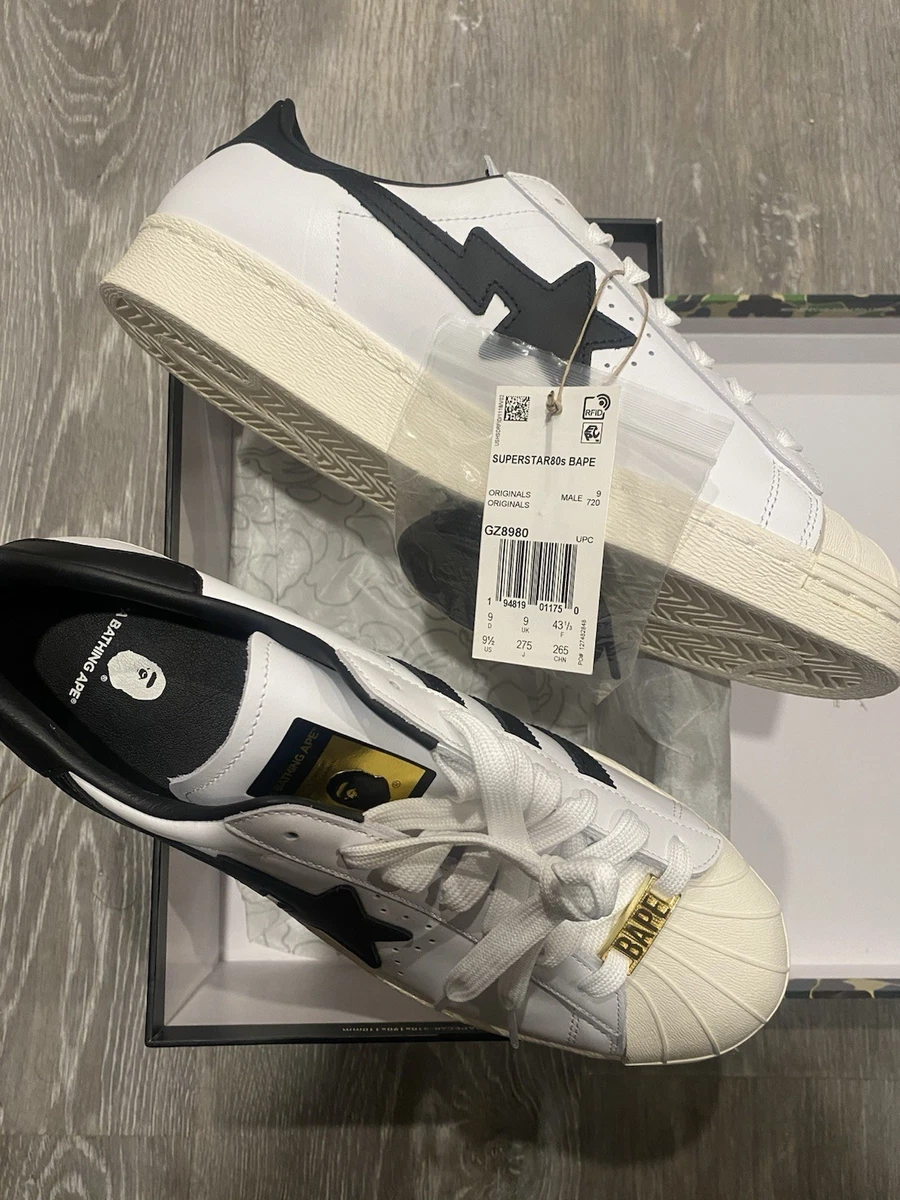 BAPE x adidas Superstar Black for Sale | Authenticity Guaranteed | eBay