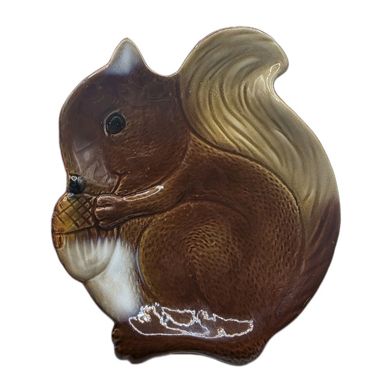 Vintage 1970s Squirrel Candy Dish