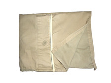 NAUTICA BLUE KHAKI chino BUTTON UP 1 STANDARD PILLOW SHAM 19 X 25 100 COTTON