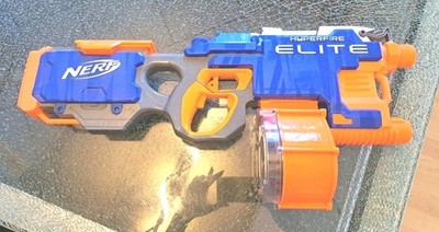 Nerf Hyperfire Elite ohne  Munition und ohne Verpackung Neuwertiger Zustand