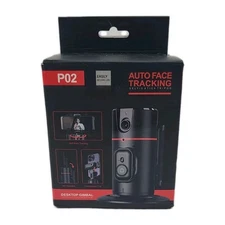 Black P02 Desktop Gimbal Auto Face Tracking Selfie Stick Tripod Stand/ Brand New