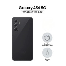 NEW Samsung Galaxy A54 5G, 128GB , BLACK, Unlocked Dual Sim ( with eSIM)