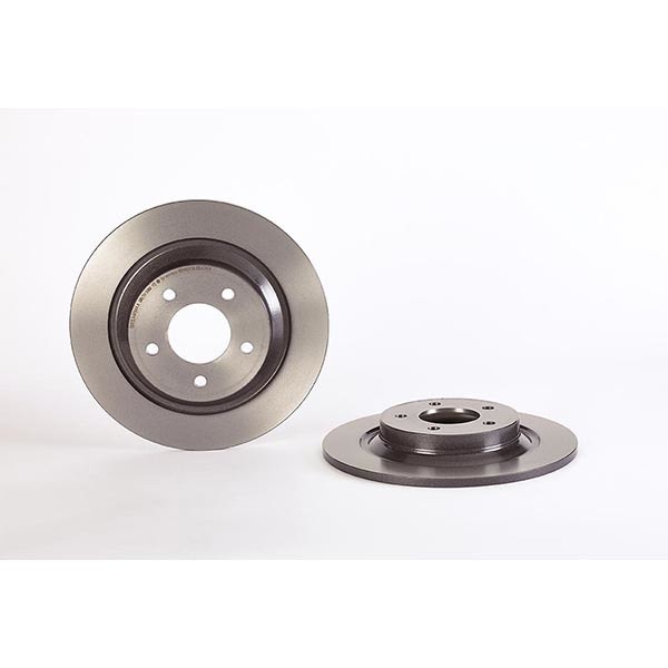 08.A711.11 Brake Disc x2 Rear PRIME LINE - UV Coated Solid Fits Mazda 5 Brembo