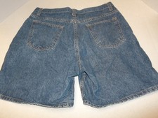 Vintage Womens Size 16 Ave Faded Glory Denim Blue Jean Shorts 100 Cotton